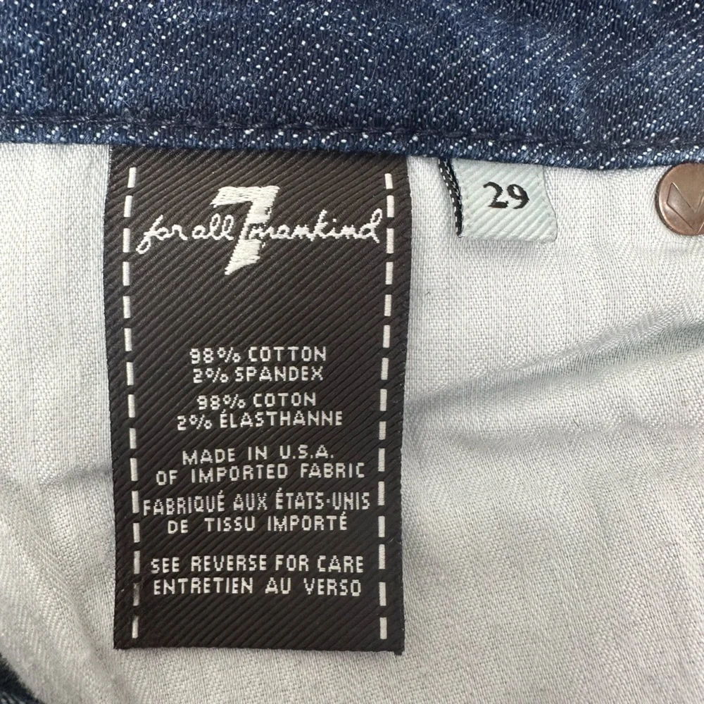 7 for All Mankind A Pocket Medium Wash Bootcut Flare Jeans Size 29